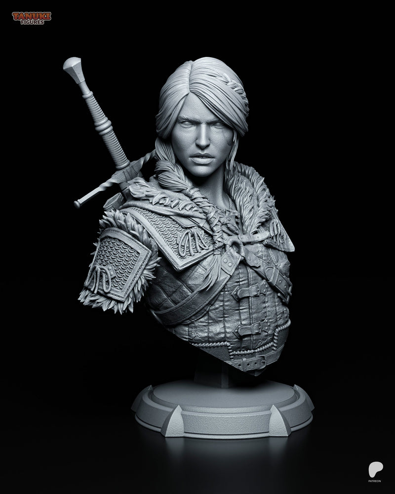 Ciri - The Witcher - 1:6 Scale, Bust