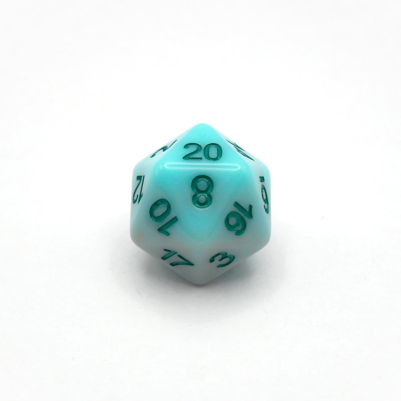 Coastal Memories - 7 Piece DnD Dice Set | Acrylic RPG Gaming Dice