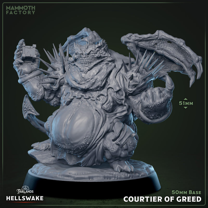 Courtier of Greed – Paeliryon Devil Monster Miniature