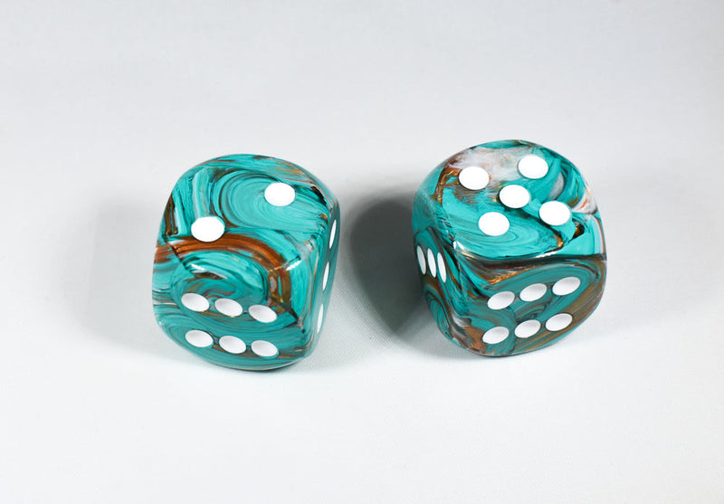 Marble 30mm Oxi-Copper w/White