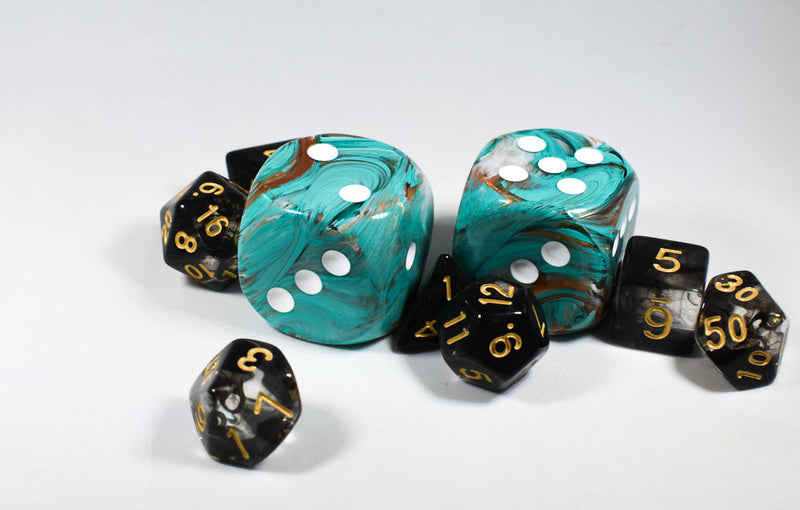 Marble 30mm Oxi-Copper w/White