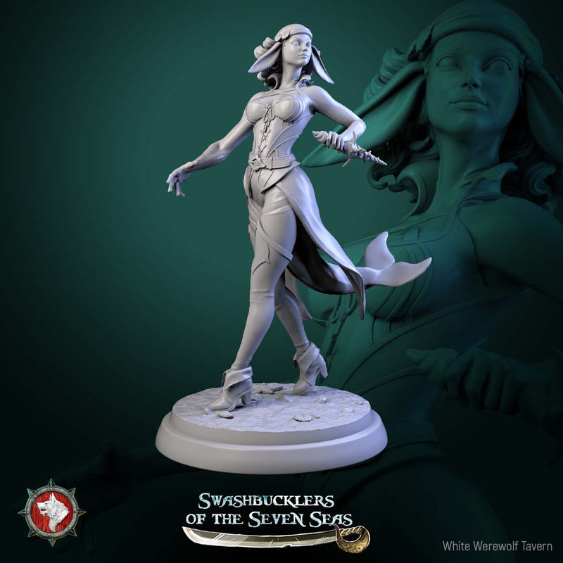 Delphinid Raiders – Sea-Born Pirate Skirmishers – Miniatures