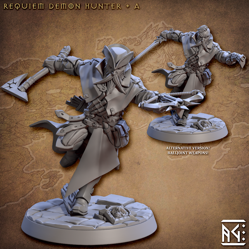 Requiem Demon Hunters Miniatures – Gothic Hunters