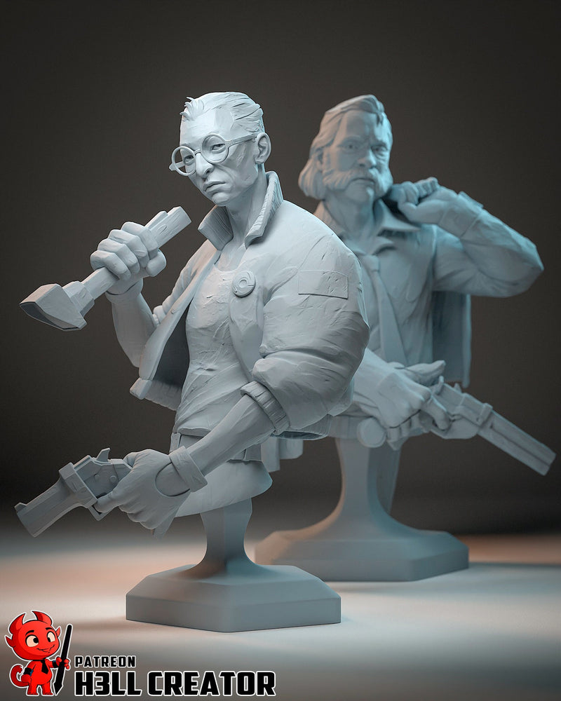 Harry and Kim - Disco Elysium - 1:8 Scale, Bust