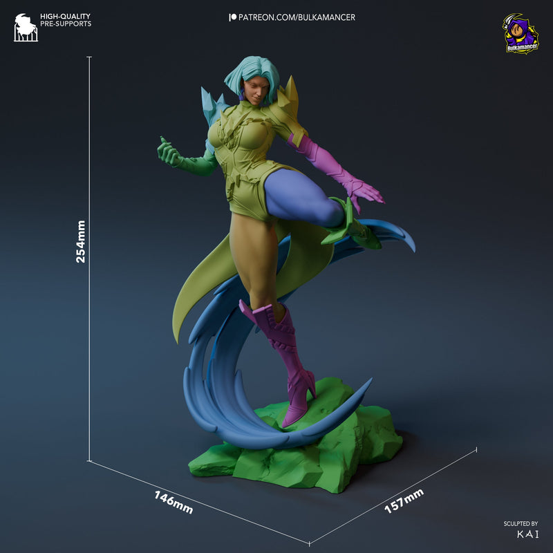 Emma Frost X Malice Invisible Woman Diorama - Marvel Rivals - 1:8 Scale Figures