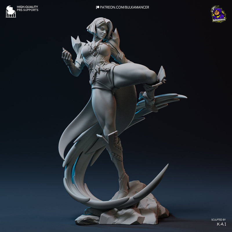 Emma Frost X Malice Invisible Woman Diorama - Marvel Rivals - 1:8 Scale Figures