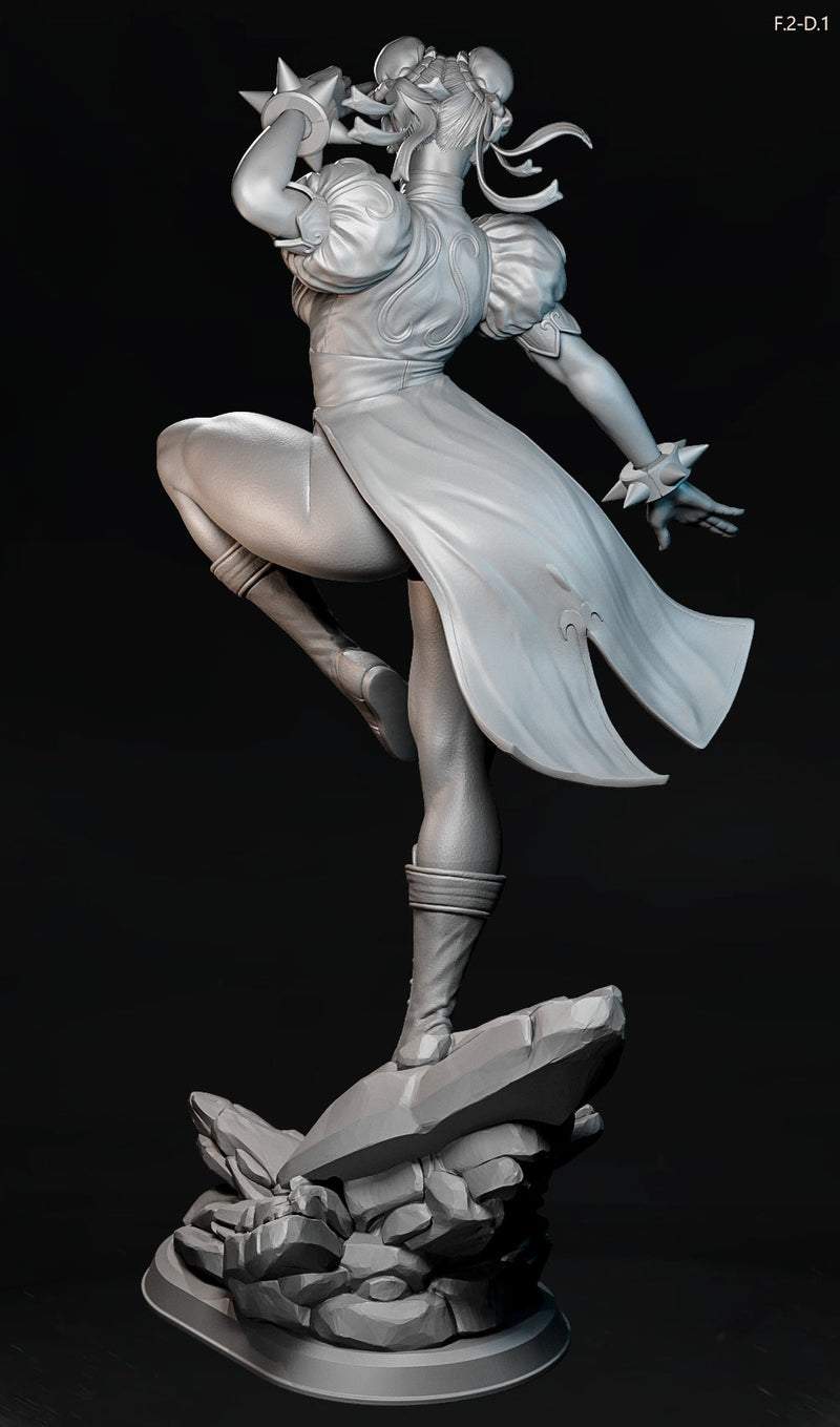 Chun-Li Pose 1 - Street Fighter (SFW/NSFW 18+ Only) - 1:6 Scale Figure