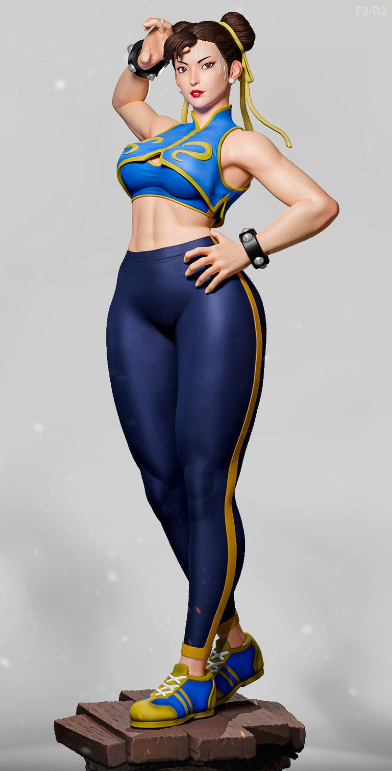 Chun-Li Pose 2 - Street Fighter (SFW/NSFW 18+ Only) - 1:6 Scale Figure