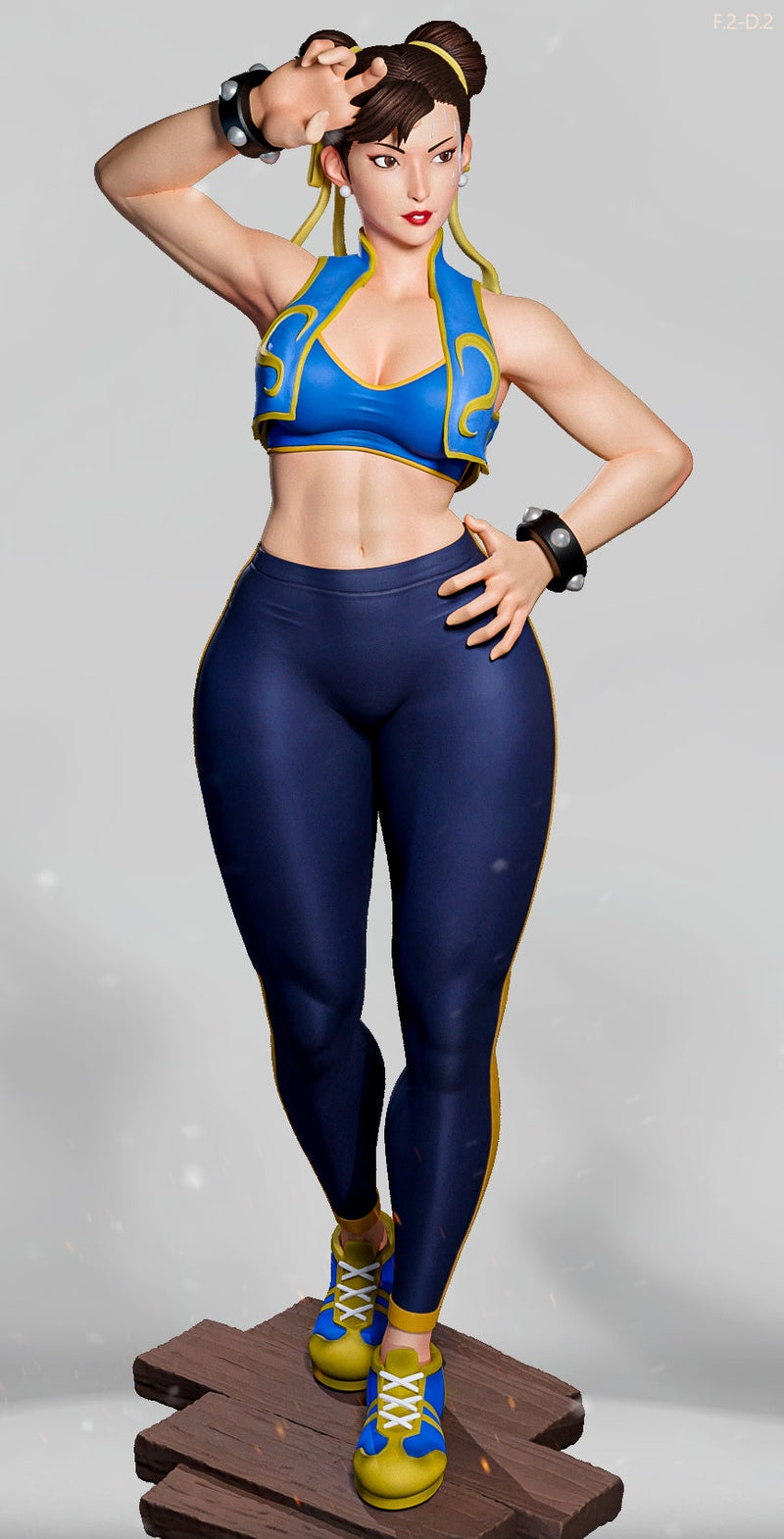 Chun-Li Pose 2 - Street Fighter (SFW/NSFW 18+ Only) - 1:6 Scale Figure