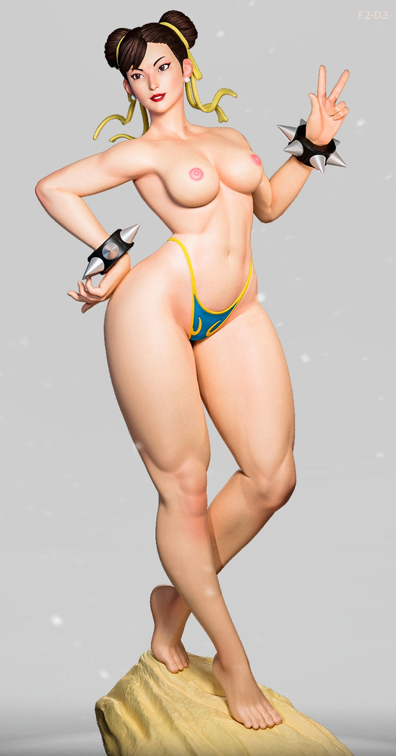 Chun-Li Pose 3 - Street Fighter (SFW/NSFW 18+ Only) - 1:6 Scale Figure