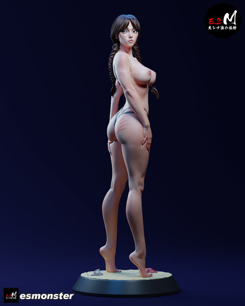 Adult Wednesday Addams Swimsuit - Addams Family  (SFW/NSFW 18+ Only) - 1:6 Scale Figure