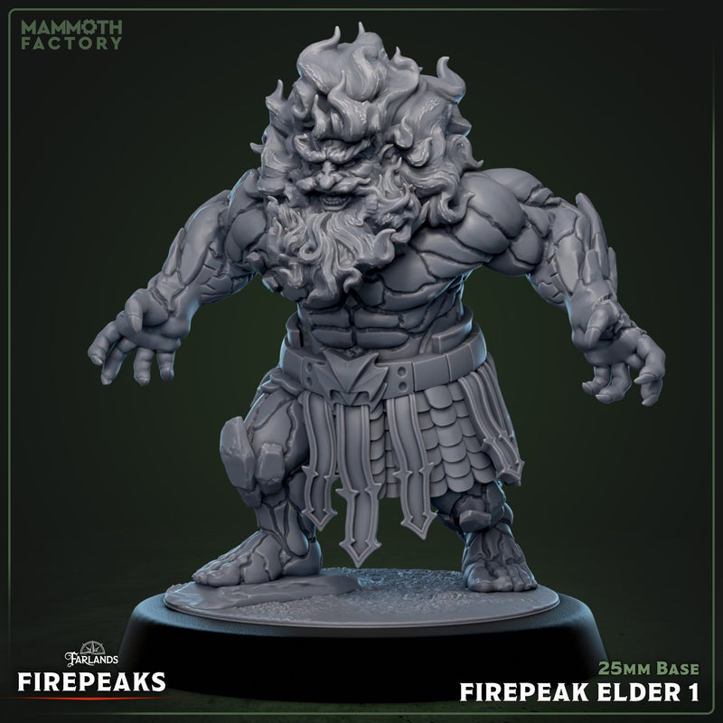 Firepeak Elders - Fire Dwarf Veterans - Miniatures