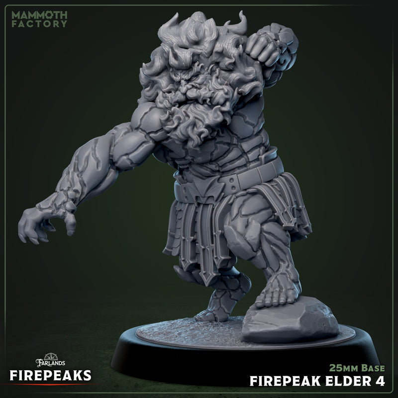 Firepeak Elders - Fire Dwarf Veterans - Miniatures