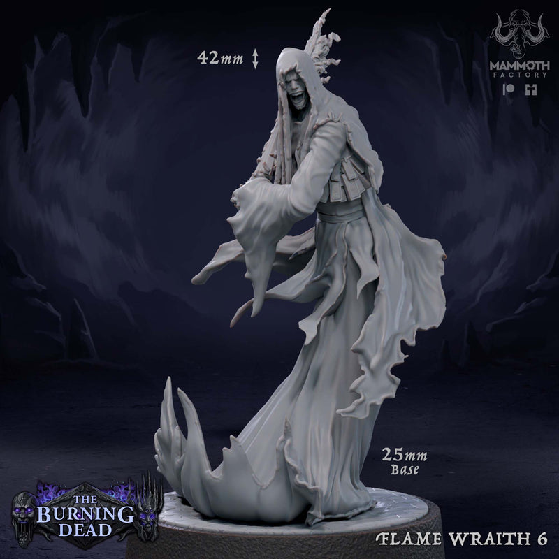 Flame Wraiths – The Burning Dead Undead Horror Miniatures