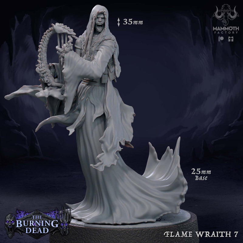 Flame Wraiths – The Burning Dead Undead Horror Miniatures