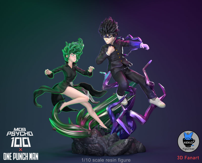 Tatsumaki Vs Mob - One Punch Man - Diorama - 1:10 Scale