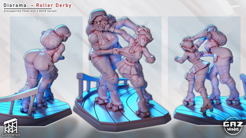 Roller Derby Diorama 75mm Scale (NSFW/SFW 18+)