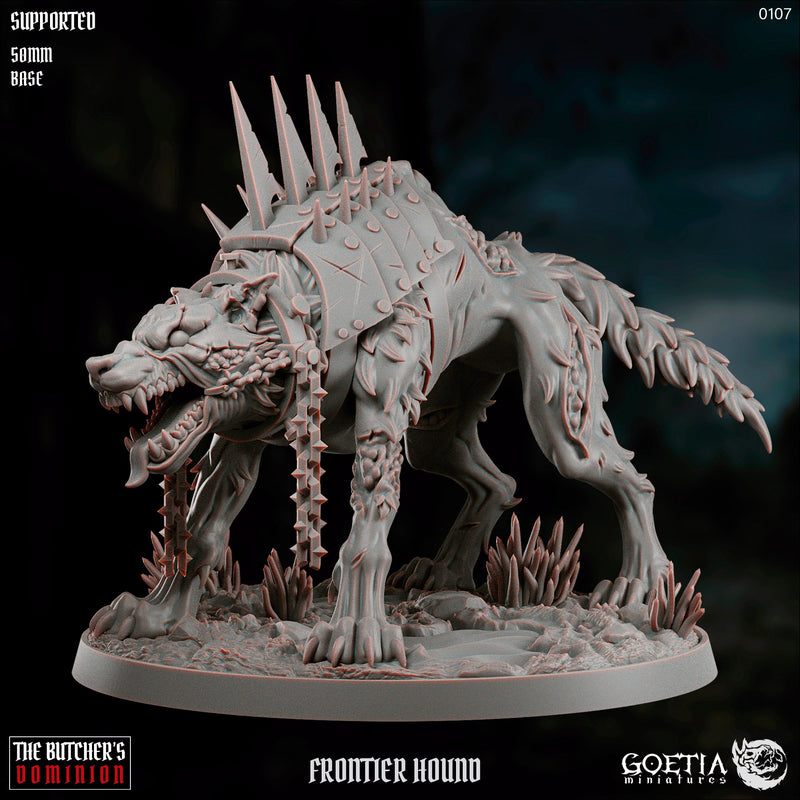 Frontier Hound – Fiendish War Beast – The Butcher’s Dominion Miniature