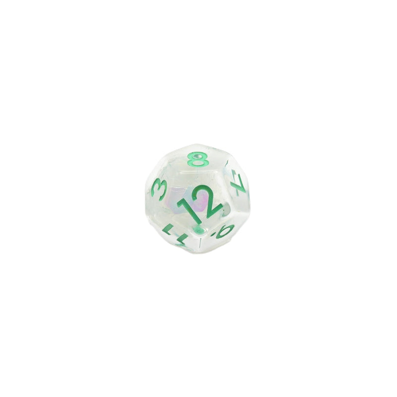 Frosted Meadow - 7 Piece DnD Dice Set | Acrylic RPG Gaming Dice