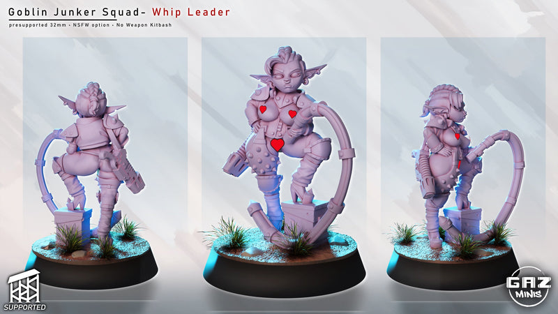 Goblin Junkers – Female Goblin Mercenaries – Sci-Fi Miniatures (SFW/NSFW 18+ Only)