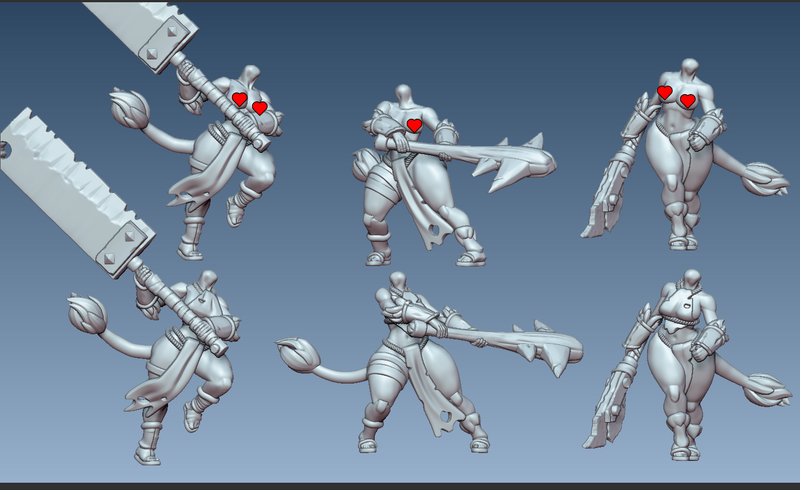 The Goblin Tribe Set 2 – (32mm scale, SFW/NSFW)