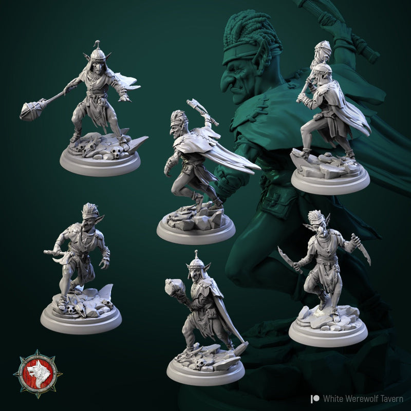 Goblin Warriors Set – Goblin Fighter Miniatures