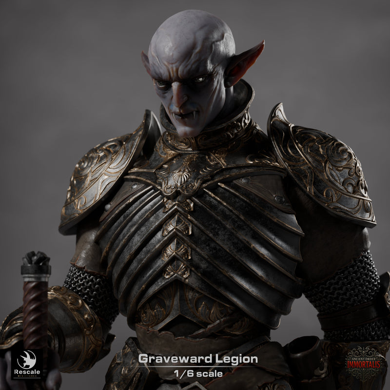 Graveward Legion Soldier – Undead Knight – 1:6 Scale Collectible Statue