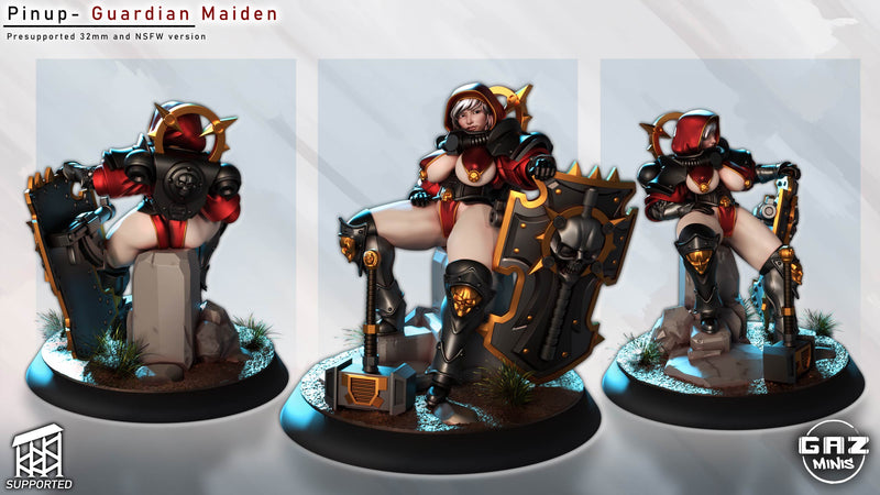 Guardian Maiden Pinup - (SFW/NSFW 18+)