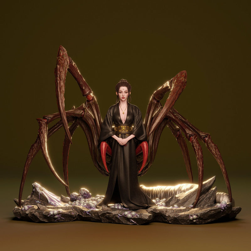 Spider Queen - CA3D Original Art (SFW/NSFW 18+ Only) - 1:6 Scale Figure