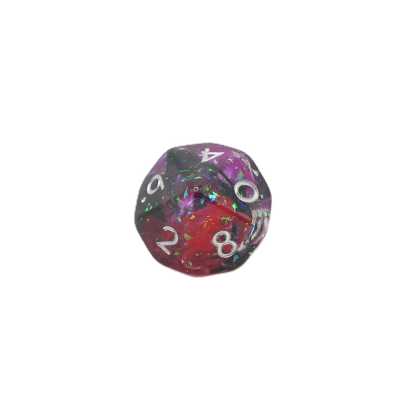 Heart's Content - 7 Piece DnD Dice Set | Acrylic RPG Gaming Dice