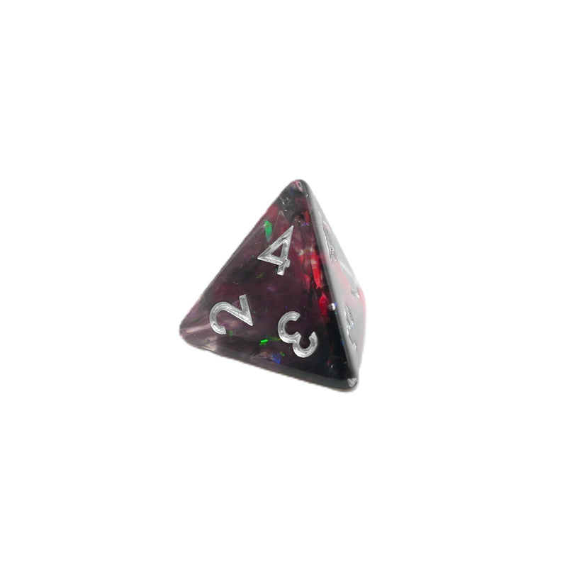 Heart's Content - 7 Piece DnD Dice Set | Acrylic RPG Gaming Dice
