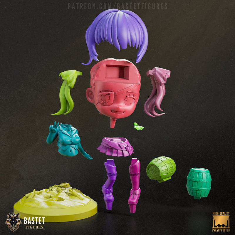 Chibi Houshou Marine - Virtual Social Media Star