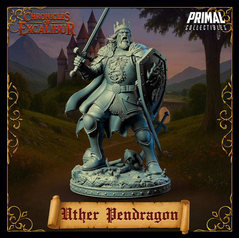 Uther Pendragon – Legendary Warrior King – Chronicles of Excalibur – Miniature