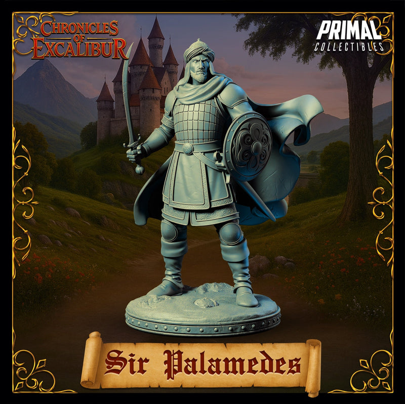 Sir Palamedes – Human Knight – Chronicles of Excalibur Miniature