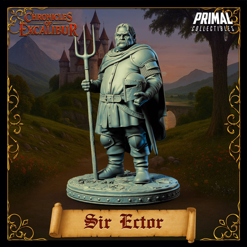 Sir Ector – Human Knight – Chronicles of Excalibur Miniature