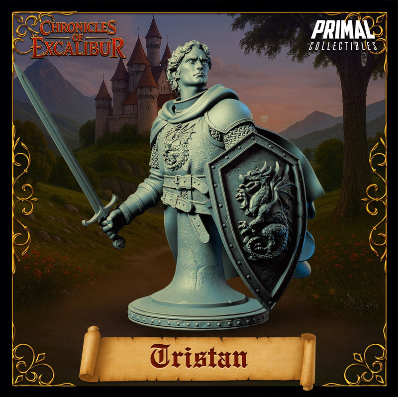 Tristan – Human Champion Fighter – Chronicles of Excalibur Miniature