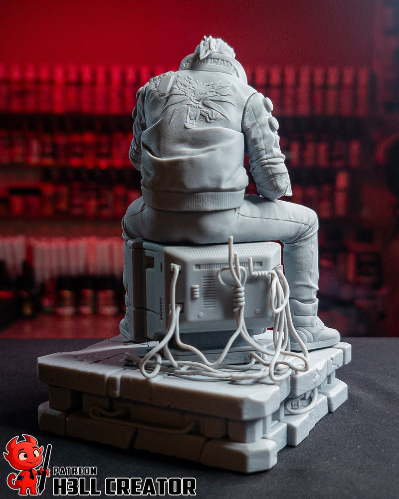 Silver Ronin (Cyberpunk Geralt) - Cyberpunk 2077 - 1:8 Scale