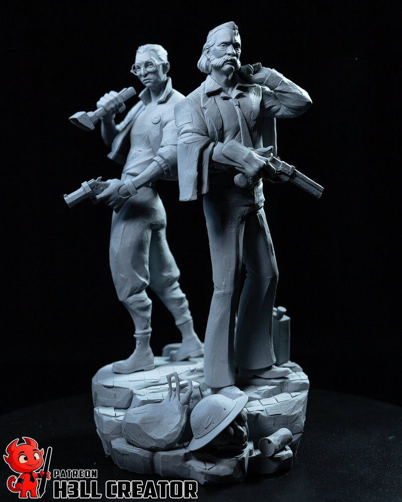 Harry and Kim - Disco Elysium - 1:8 Scale, Bust
