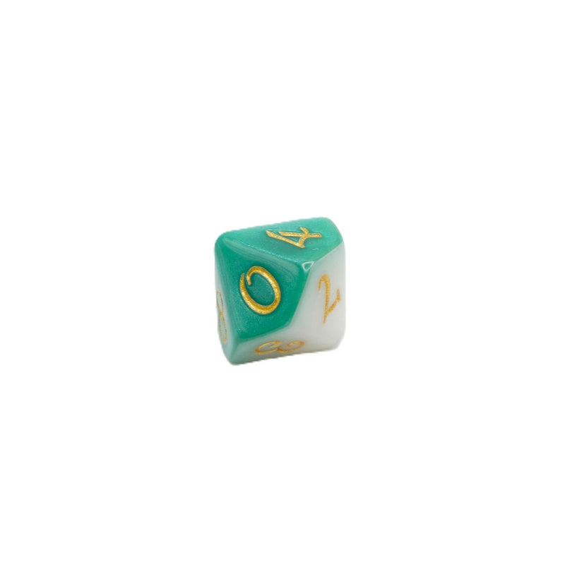 Two-Faced Iguana - 7 Piece DnD Dice Set | Acrylic RPG Gaming Dice