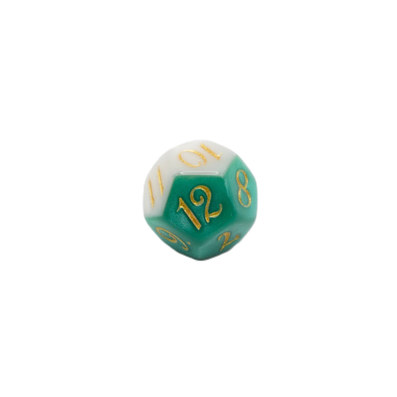 Two-Faced Iguana - 7 Piece DnD Dice Set | Acrylic RPG Gaming Dice