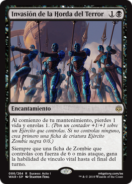 Invasión de la Horda del Terror (Dreadhorde Invasion) (Promo Pack) [War of the Spark Promos]