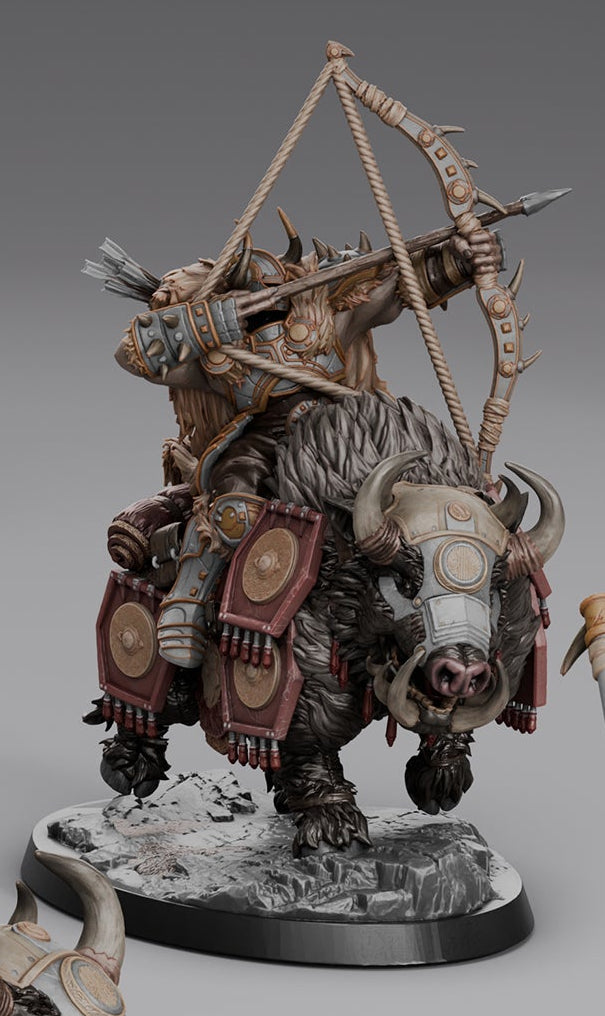 Immortal Vanguard – Armored Boar Riders – Unchained Dynasty – Miniature