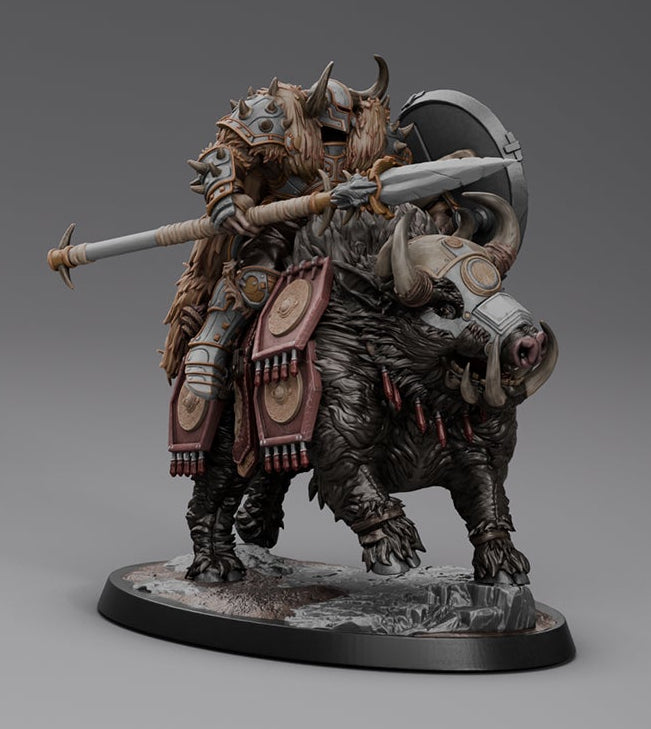 Immortal Vanguard – Armored Boar Riders – Unchained Dynasty – Miniature
