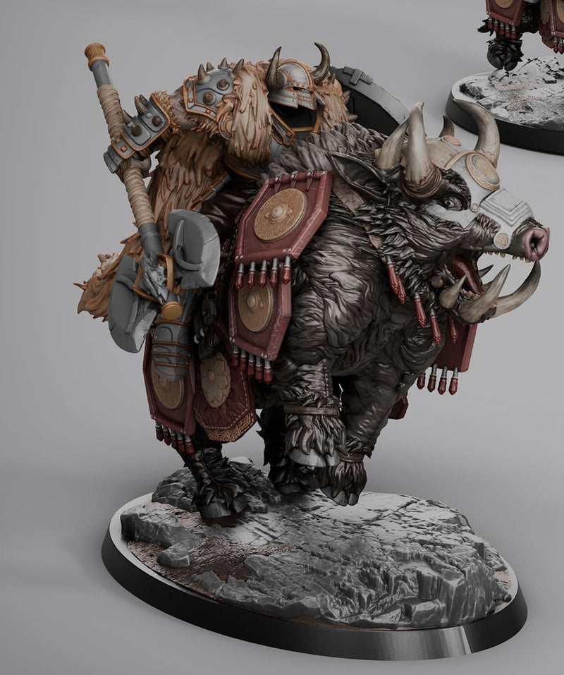 Immortal Vanguard – Armored Boar Riders – Unchained Dynasty – Miniature