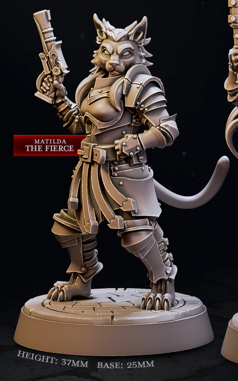 Matilda the Fierce & Hugh the Bold - Imperial Army Sentinel Miniatures