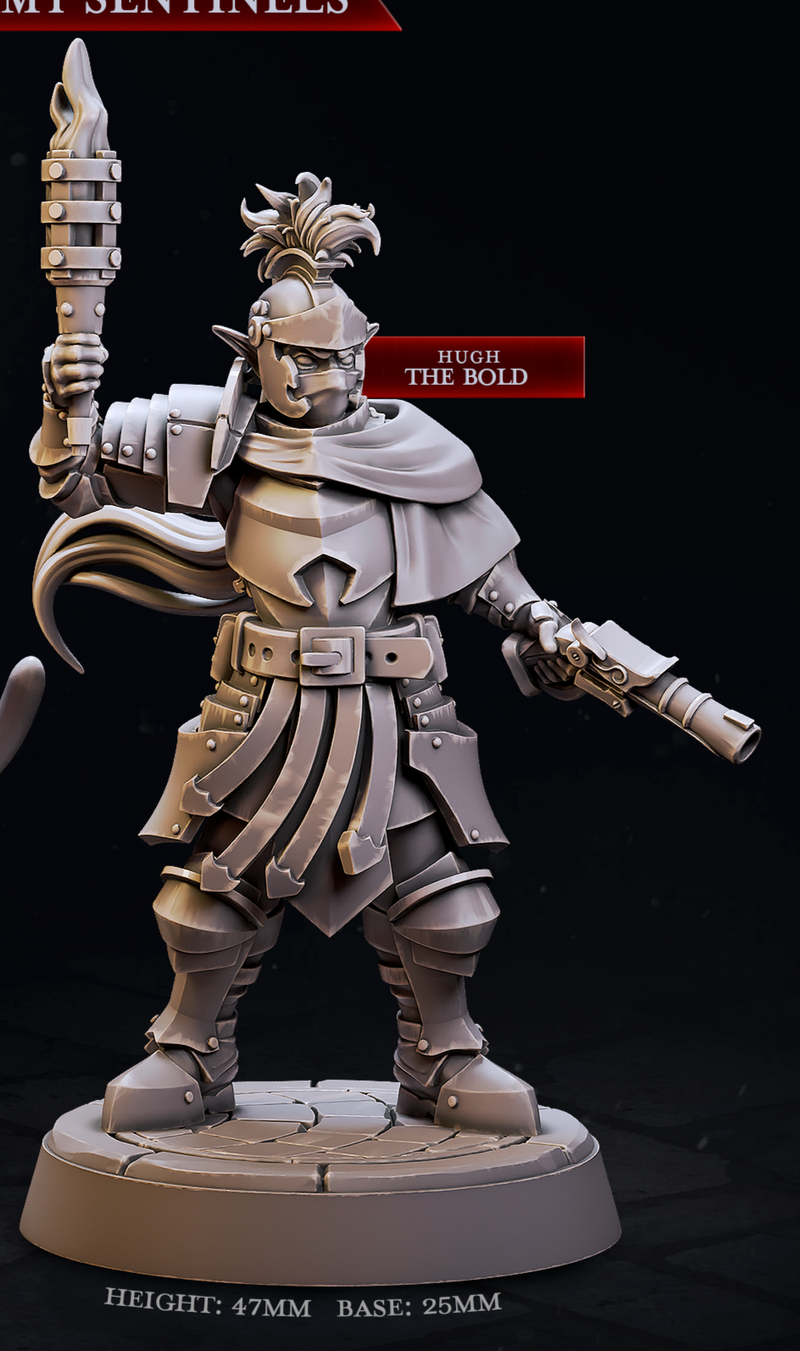 Matilda the Fierce & Hugh the Bold - Imperial Army Sentinel Miniatures