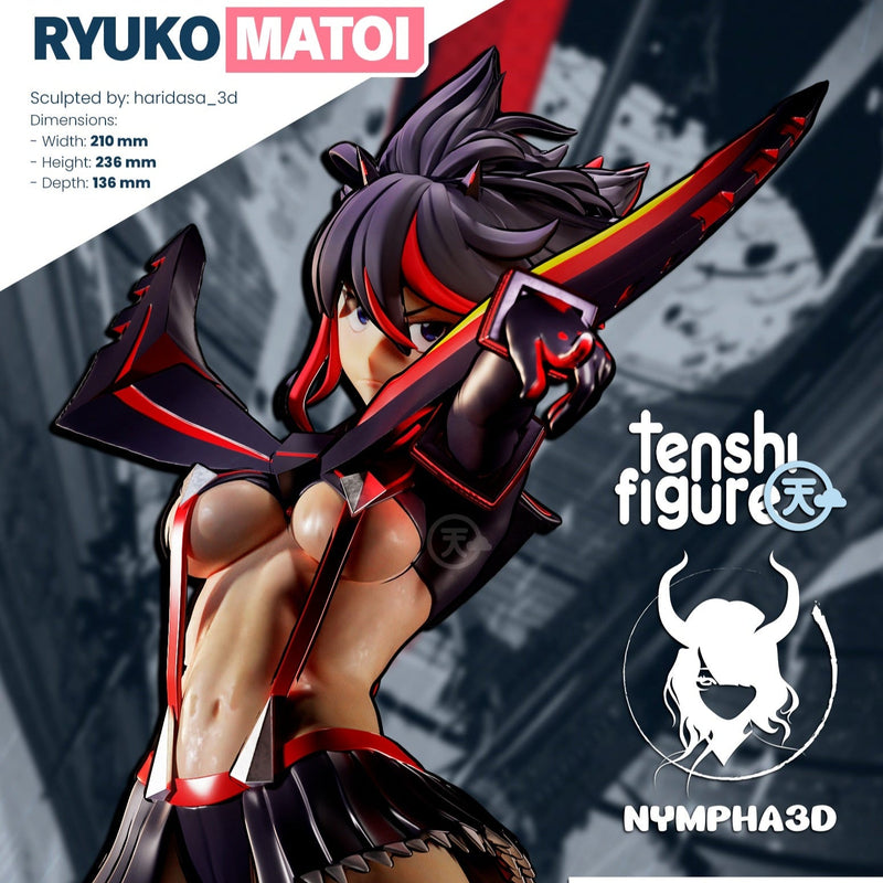 Ryuko Matoi - Kill La Kill / Akame Ga Kill! - 1:8 Scale - Tenshi