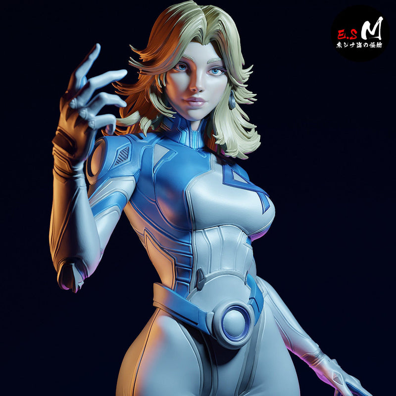 Invisible Woman (Pose 2) - Marvel Rivals (SFW/NSFW 18+ Only) - 1:6 Scale Figure