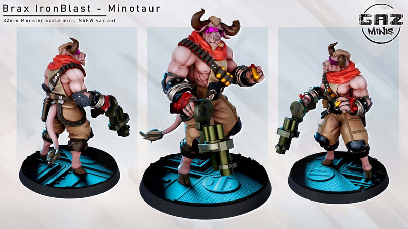 Brax Ironblast Minotaur (SFW/NSFW 18+)