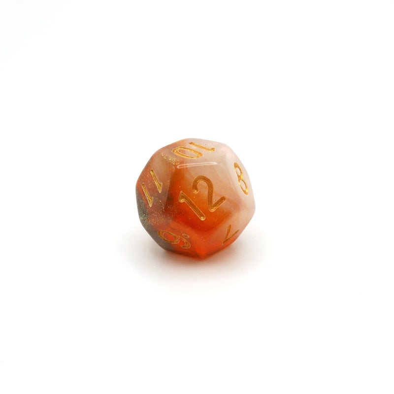 Jovian Cloud - 7 Piece DnD Dice Set | Acrylic RPG Gaming Dice